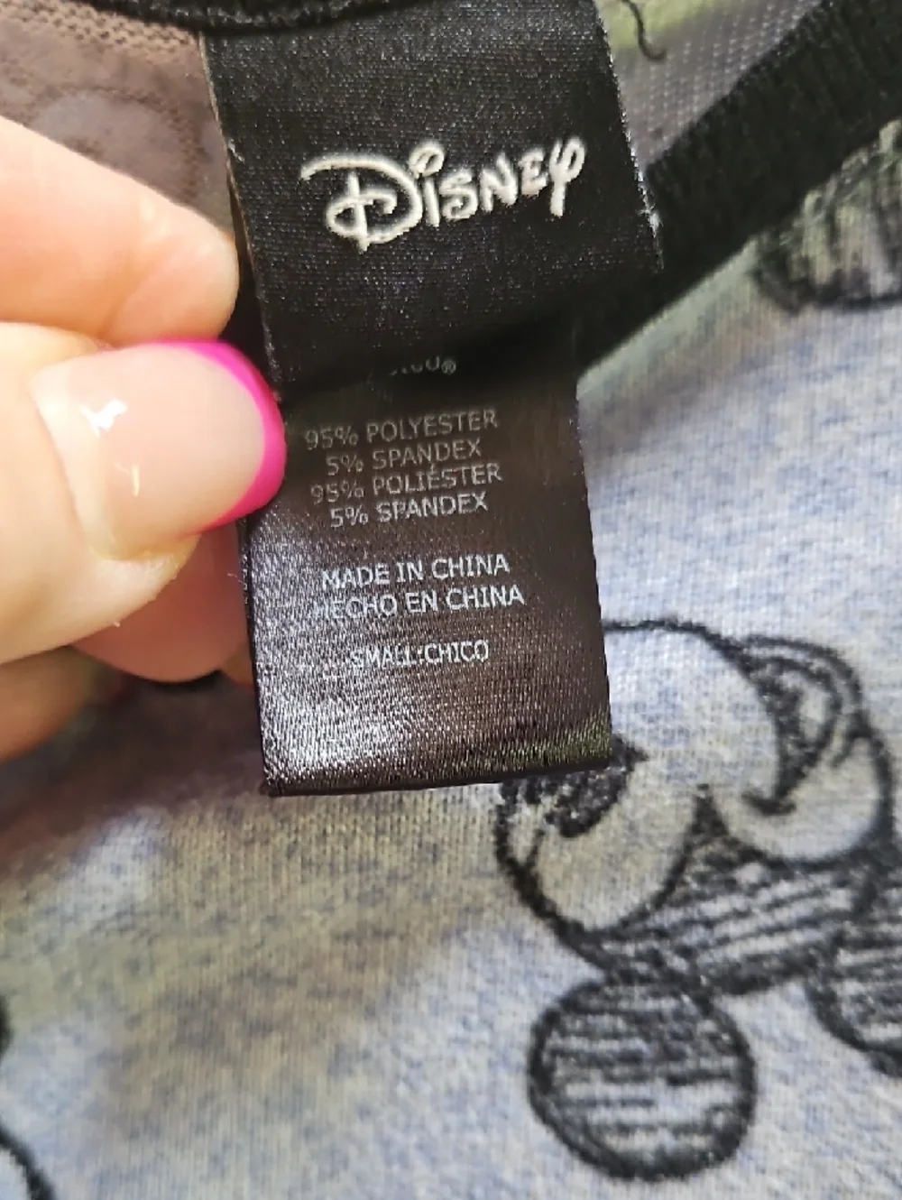 Disney Mickey Mouse Pajama Set Women’s Size Small Cute Print